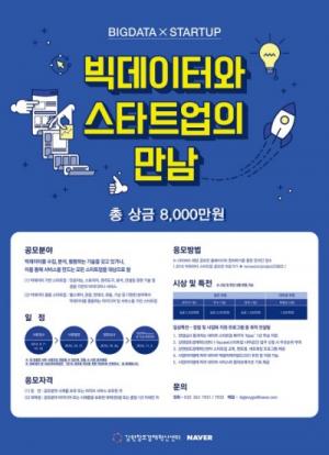 네이버, 빅데이터 기반 스타트업 발굴·지원 공모전 개최