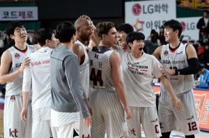 [KBL] ‘최하위’ kt, SK 꺾고 연승 행진..후반기 반등 예고