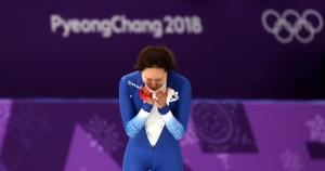 [2018평창] 스피드스케이팅 이상화 2위!.. 이번 올림픽 6번째 메달 획득