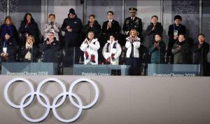 [2018 평창] '모두가 한 자리에' 한국·북한·미국·중국 폐막식 함께해