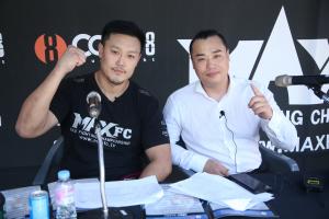 MAX FC 헤비급 챔피언 명현만 컨텐더리그18 대구에 해설진으로 참여.