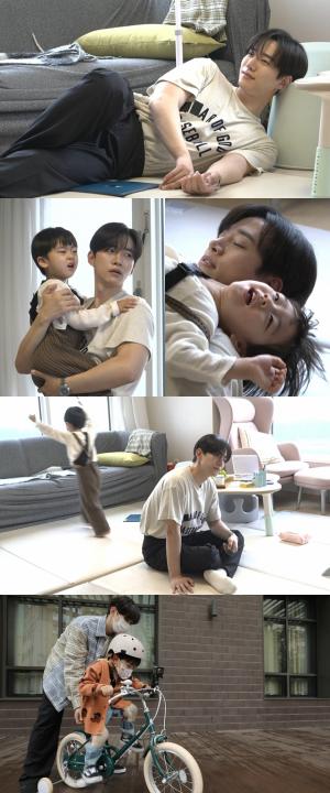 '나 혼자 산다' 2PM 준호, 극기훈련급 육아 도전...네버엔딩 자전거 지옥