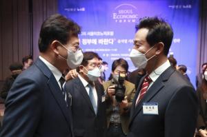 포문 열린 서울시장 선거판...'오세훈 vs 송영길' 신경전 과열