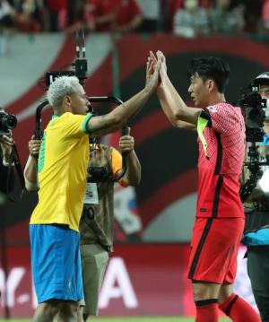 벤투호, 세계 1위 브라질에 1-5 완패..‘날강두’와 달랐던 네이마르 멀티골