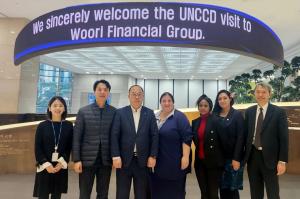 우리금융, UNCCD 방문단과 글로벌 ESG사업 협력 논의