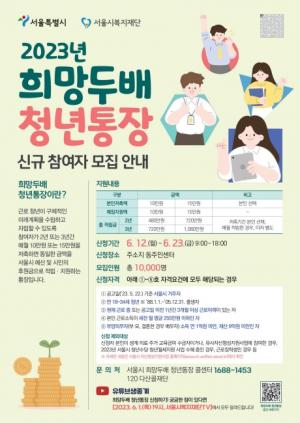 종로구, 희망두배 청년통장·꿈나래통장 참여자 모집